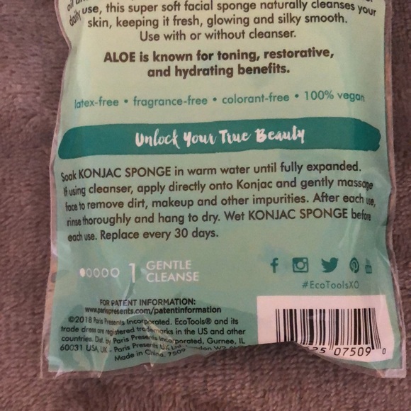 NWT 🛍 ecotools Facial Konjac Sponge - Picture 10 of 12